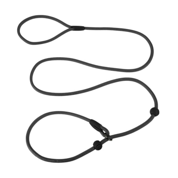Unique Bargains Slip for Dogs 5FT No-Pull Dog Leash with Comfortable Rope Design Heavy Duty Training for Small Medium Dogs Black