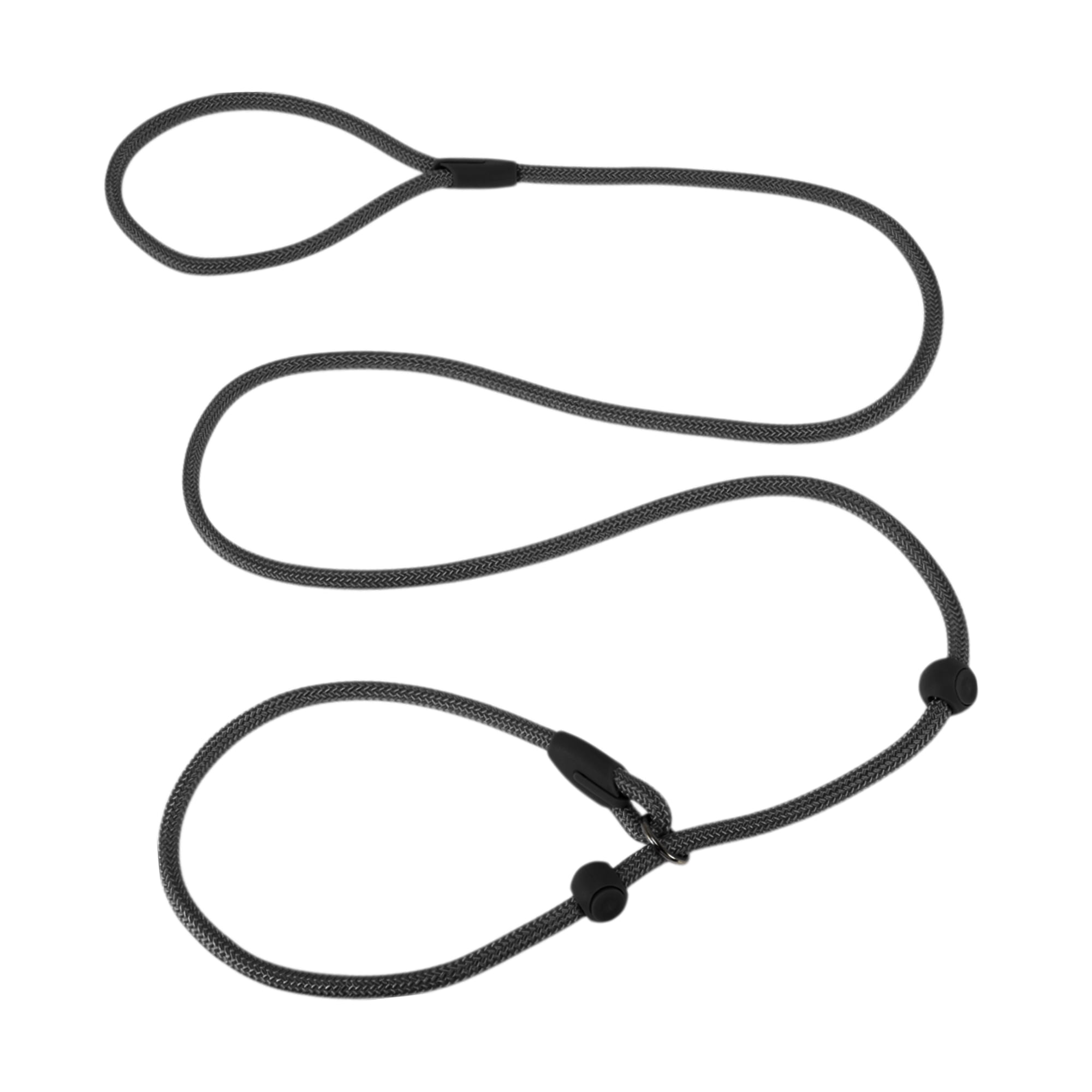Unique Bargains Slip Leash for Dogs No Pull Heavy Duty Training Leash Medium Black 5ft