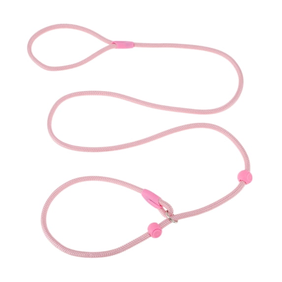 Unique Bargains Slip Leash for Dogs No Pull Heavy Duty Training Leash Medium Pink 5ft