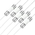thumbnail image 1 of Unique Bargains Slow Blow Fuse Time Delay Wire Ceramic Fuses 5mm x 20mm 250V T1A 5Pcs, 1 of 5