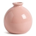 thumbnail image 1 of Unique Bargains Small Ceramic Bud Tiny Matte Decorative Vase Pink 2.6"L x 2.6"W x 2.8"H, 1 of 7