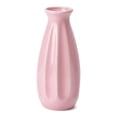 thumbnail image 1 of Unique Bargains Small Ceramic Matte Ribbed Flower Vase Pink 2.4"L x 2.4"W x 5.1"H, 1 of 7