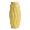 thumbnail image 1 of Unique Bargains Small Ceramic Modern Vase Matte Decorative Flower Vase for Desktop Yellow, 1 of 6