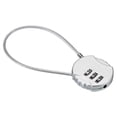 thumbnail image 1 of Unique Bargains Combination Lock 3 Digit Luggage Padlock for Gym Locker Silver 1 Pc, 1 of 6