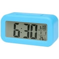 thumbnail image 1 of Unique Bargains Small Digital Alarm Clock for Bedroom for Deep Sleepers Blue, 1 of 6