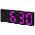 thumbnail image 1 of Unique Bargains Small Digital Alarm Clock for Deep Sleepers Pink, 1 of 6
