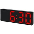 thumbnail image 1 of Unique Bargains Small Digital Alarm Clock for Deep Sleepers Red, 1 of 6