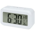 thumbnail image 1 of Unique Bargains Small Digital Alarm Clock for Bedroom for Deep Sleepers White, 1 of 6