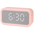 thumbnail image 1 of Unique Bargains Small Dual Digital Alarm Clock for Bedroom Pink, 1 of 6