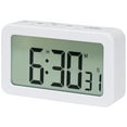 thumbnail image 1 of Unique Bargains Small Loud Alarm Clock Battery Operated Desk Clock White, 1 of 6