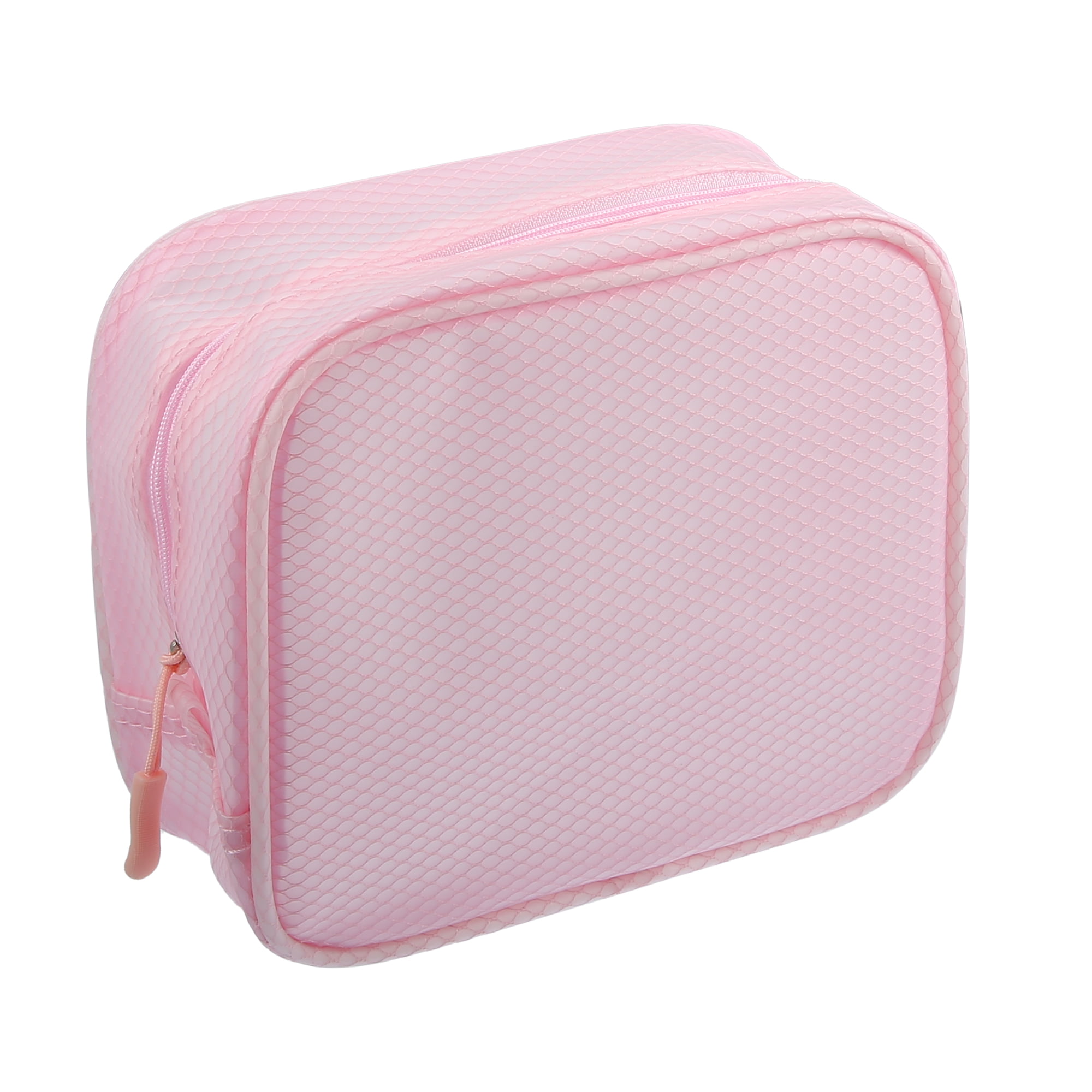 Unique Bargains Small Makeup Pouch Mini Makeup Bag Travel Pouch for Coin  Purse Make Up Organizer Cosmetic Zipper Pink 