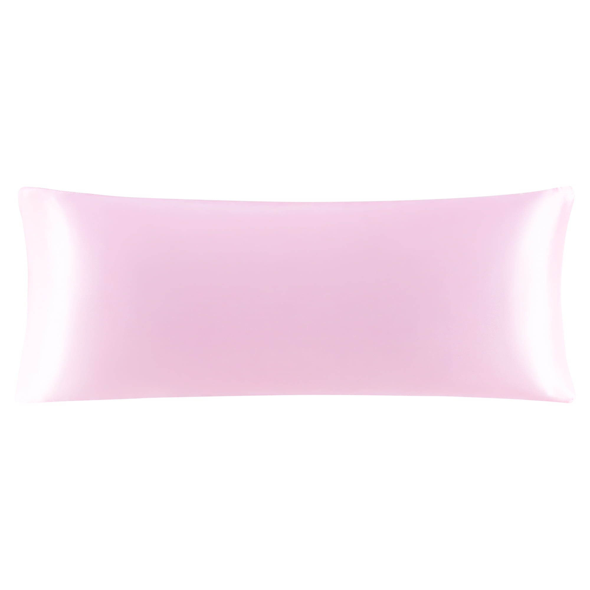 Unique Bargains Smooth Satin Body Pillow Cover Case, 20" x 54" Pink