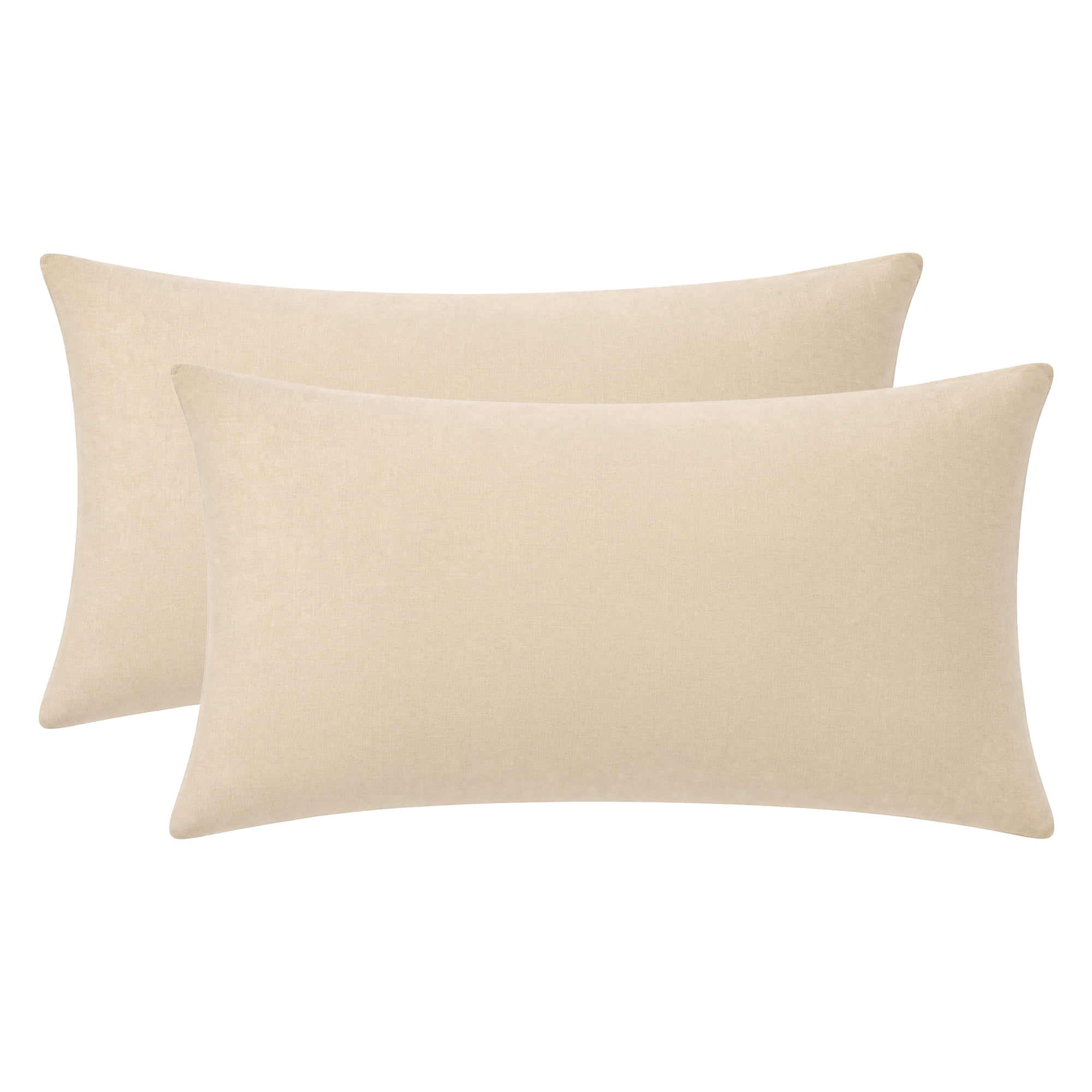 Unique Bargains Smooth and Cool Envelope-style Closure Durable Bedding Pillowcases Beige