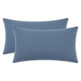thumbnail image 1 of Unique Bargains Smooth and Cool Envelope-style Closure Durable Bedding Pillowcases Blue, 1 of 5