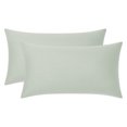 thumbnail image 1 of Unique Bargains Smooth and Cool Envelope-style Closure Durable Bedding Pillowcases Green, 1 of 5