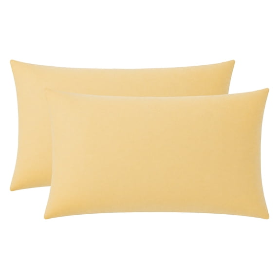 Unique Bargains Smooth and Cool Envelope-style Closure Durable Bedding Pillowcases Yellow