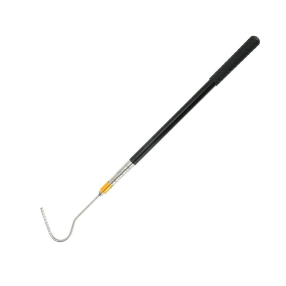 Unique Bargains Snake Hook Retractable Snake Catcher Snake Stick Snake Grabber Tool Reaching Tool for Rattlesnakes Python Copperhead Removal Catching Black