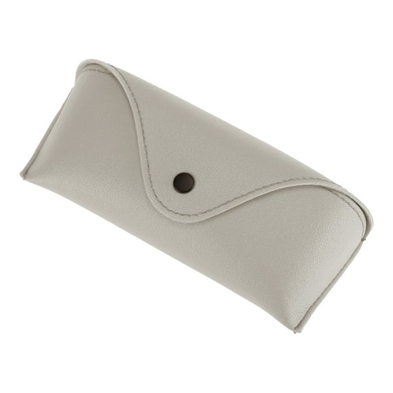 Unique Bargains Snap Button Eyeglasses Case Portable Eyeglasses Storage 6.89"x2.95"x1.77" Gray