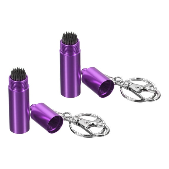 Unique Bargains Snooker Billiard Pool Cue Tip Shaper Pool Repair Tool with Keychain