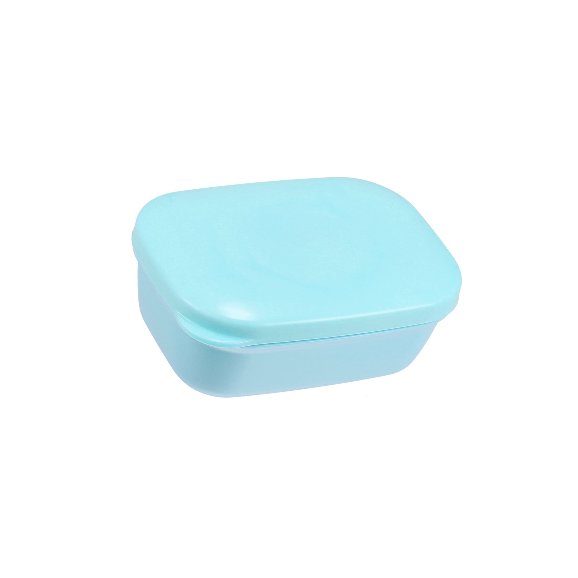 Unique Bargains Soap Dish Keep Soap Dry Soap Cleaning Storage for Bathroom Kitchen Blue