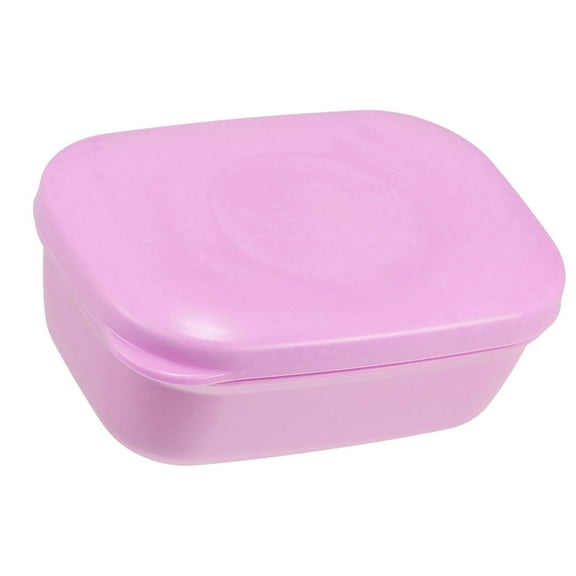 Unique Bargains Soap Dish Keep Soap Dry Soap Cleaning Storage for Bathroom Kitchen Pink