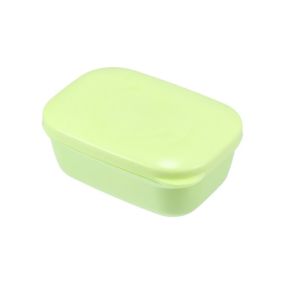 Unique Bargains Soap Dish Keep Soap Dry Soap Cleaning Storage for Home Bathroom Kitchen Green Plastic
