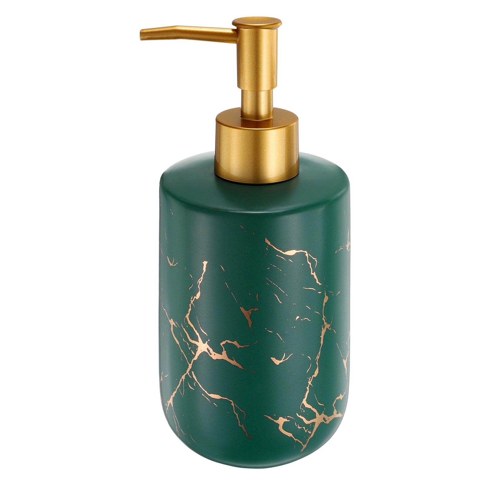 Unique Bargains Soap Dispenser for Kitchen Sink and Bathroom with Pump Green