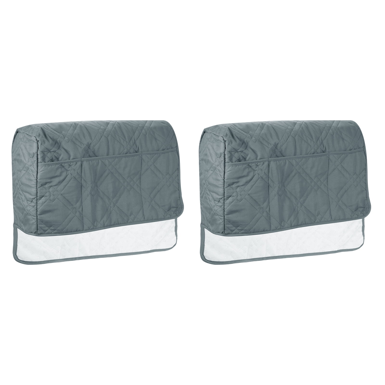Unique Bargains Sofa Armrest Organizer Non-Slip Caddy Polyester Gray