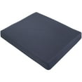 thumbnail image 1 of Unique Bargains Soft 100GSM Striped 16 Inch Deep Pocket Fitted Sheets King Navy Blue, 1 of 8