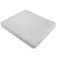 thumbnail image 1 of Unique Bargains Soft 100GSM Striped 16 Inch Deep Pocket Fitted Sheets Queen Light Gray, 1 of 8