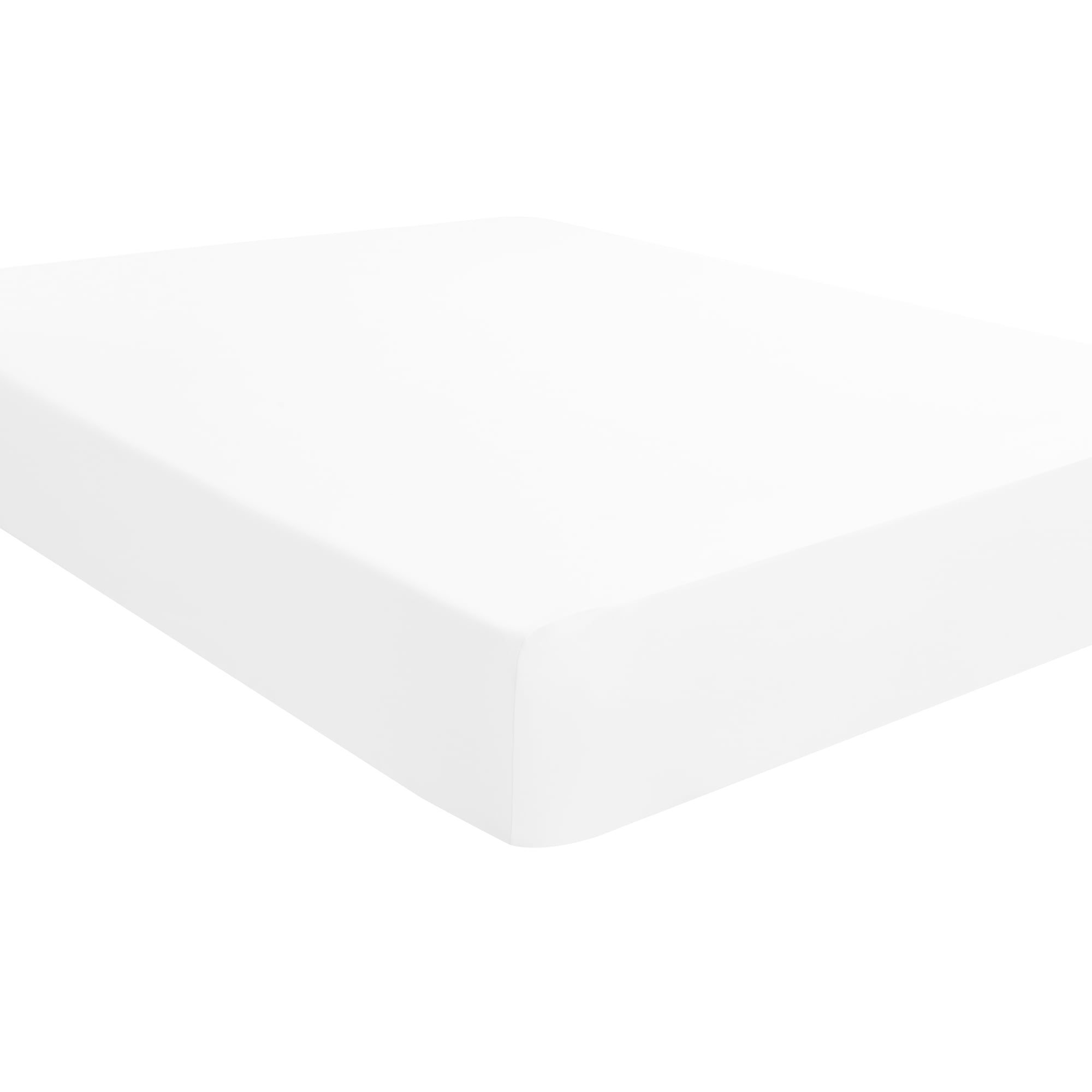 Unique Bargains Soft 190GSM Queen 16 Inch Deep Pocket Fitted Sheets White Twin