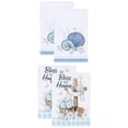 thumbnail image 1 of Unique Bargains Soft Absorbent Microfiber Kitchen Towel 4 Pack Green/White 26" x 18", 1 of 8