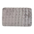 thumbnail image 1 of Unique Bargains Soft Absorbent Microfiber Non-Slip Washable Bathroom Rug Gray 32" x 20", 1 of 7