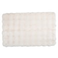 thumbnail image 1 of Unique Bargains Soft Absorbent Microfiber Non-Slip Washable Bathroom Rug White 24" x 16", 1 of 7