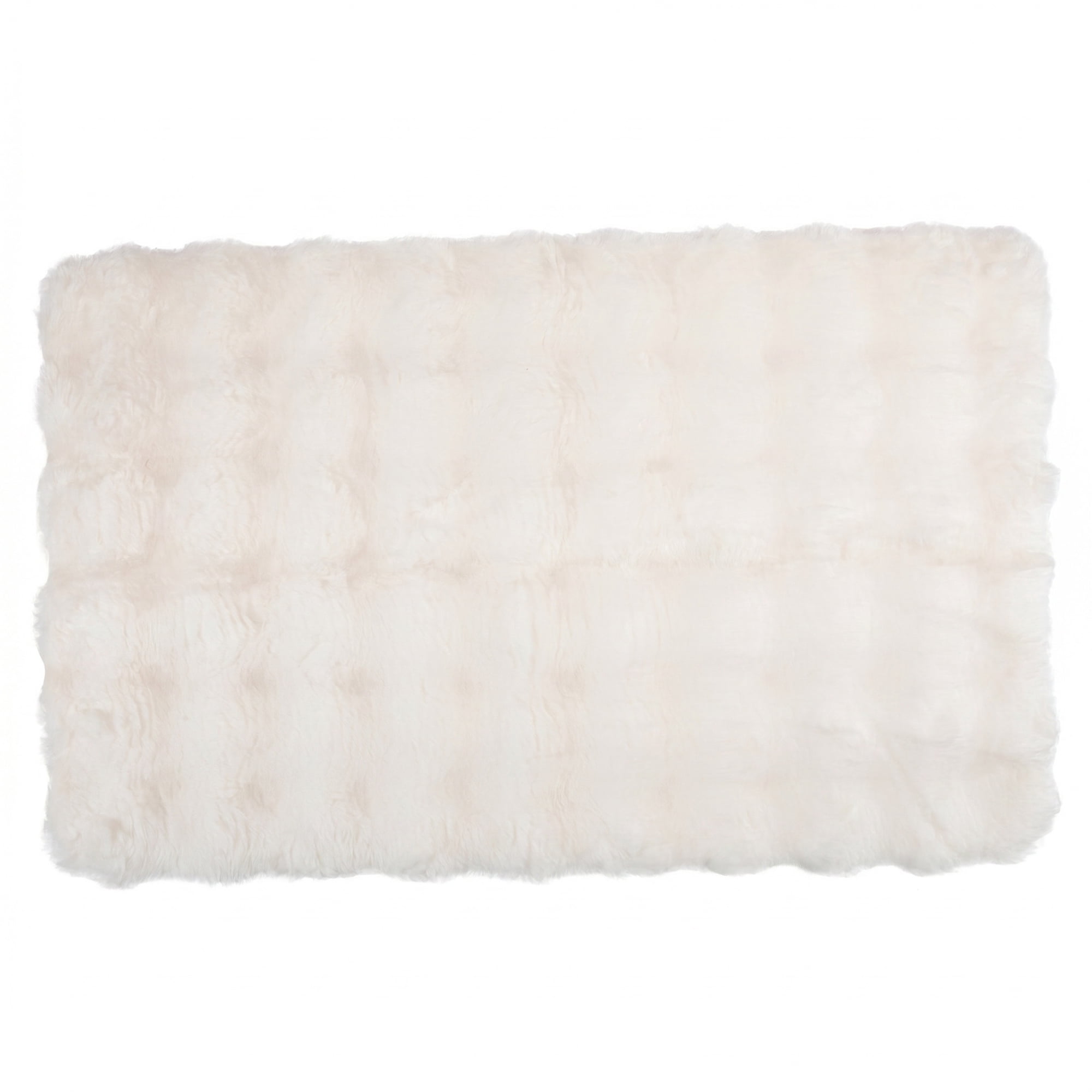 Unique Bargains Soft Absorbent Microfiber Non-Slip Washable Bathroom Rug White 32" x 20"