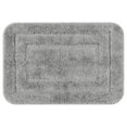 thumbnail image 1 of Unique Bargains Soft Absorbent Rug Non-Slip Plush Bath Mat for Bathroom Floor Dark Gray 16"x24", 1 of 7