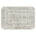 thumbnail image 1 of Unique Bargains Soft Absorbent Rug Non-Slip Plush Bath Mat for Bathroom Floor Light Grey 16"x24", 1 of 7