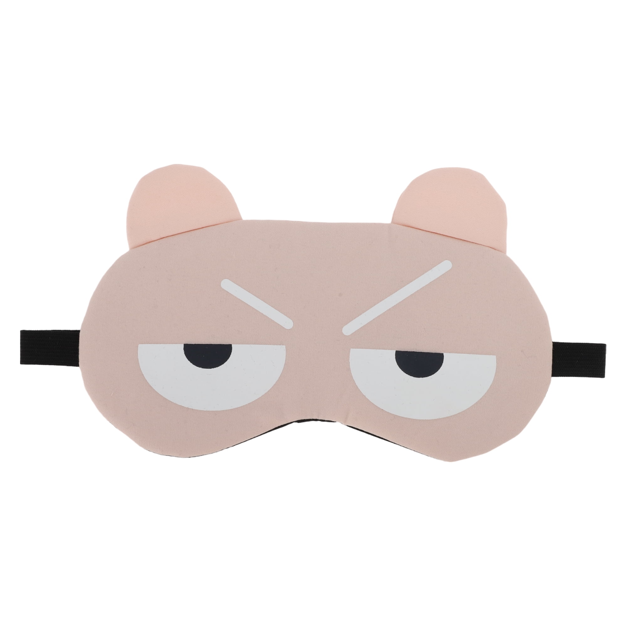 Unique Bargains Soft Cartoon Angry Eyes Sleep Mask Pink Eye Shade Cover