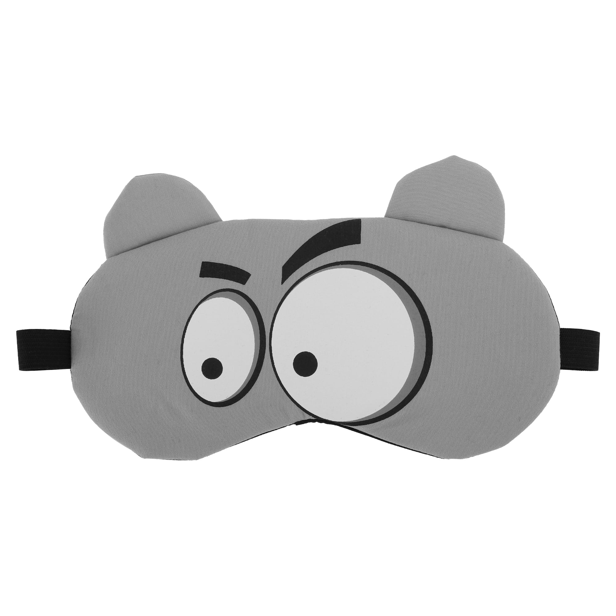 Unique Bargains Soft Cartoon Big Eyes Sleep Mask Gray Eye Shade Cover