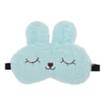 thumbnail image 1 of Unique Bargains Soft Cartoon Rabbit Sleep Mask Eye Shade Cover for Travel for Rest Blue, 1 of 6