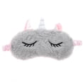 thumbnail image 1 of Unique Bargains Soft Cartoon Sleep Mask Eye Shade Cover for Rest Gray, 1 of 6