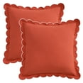 thumbnail image 1 of Unique Bargains Soft Cotton Throw Pillow Covers Orange 18" x 18", 1 of 5