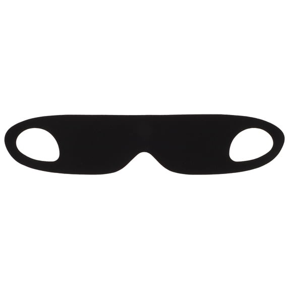 Unique Bargains Soft Ear-hook Eyes Sleep Mask for Rest and Travel Black Medium