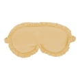 thumbnail image 1 of Unique Bargains Soft Flowers Style Sleep Mask Eye Shade Cover for Rest Gold Tone, 1 of 6