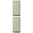thumbnail image 1 of Unique Bargains Soft Highly Absorbent Cotton Striped Bath Towel 2 Pack Green 55"x28", 1 of 7