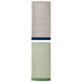 thumbnail image 1 of Unique Bargains Soft Highly Absorbent Cotton Striped Bath Towel 2 Pack Green/Blue 55"x28", 1 of 7