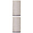 thumbnail image 1 of Unique Bargains Soft Highly Absorbent Cotton Striped Bath Towel 2 Pack Grey 55"x28", 1 of 6