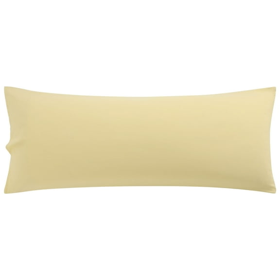 Unique Bargains Soft Microfiber Pillowcases Gold 20"x48"