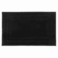 thumbnail image 1 of Unique Bargains Soft Non Slip Absorbent Shaggy Microfiber Bathroom Rug Black 24" x 16", 1 of 6