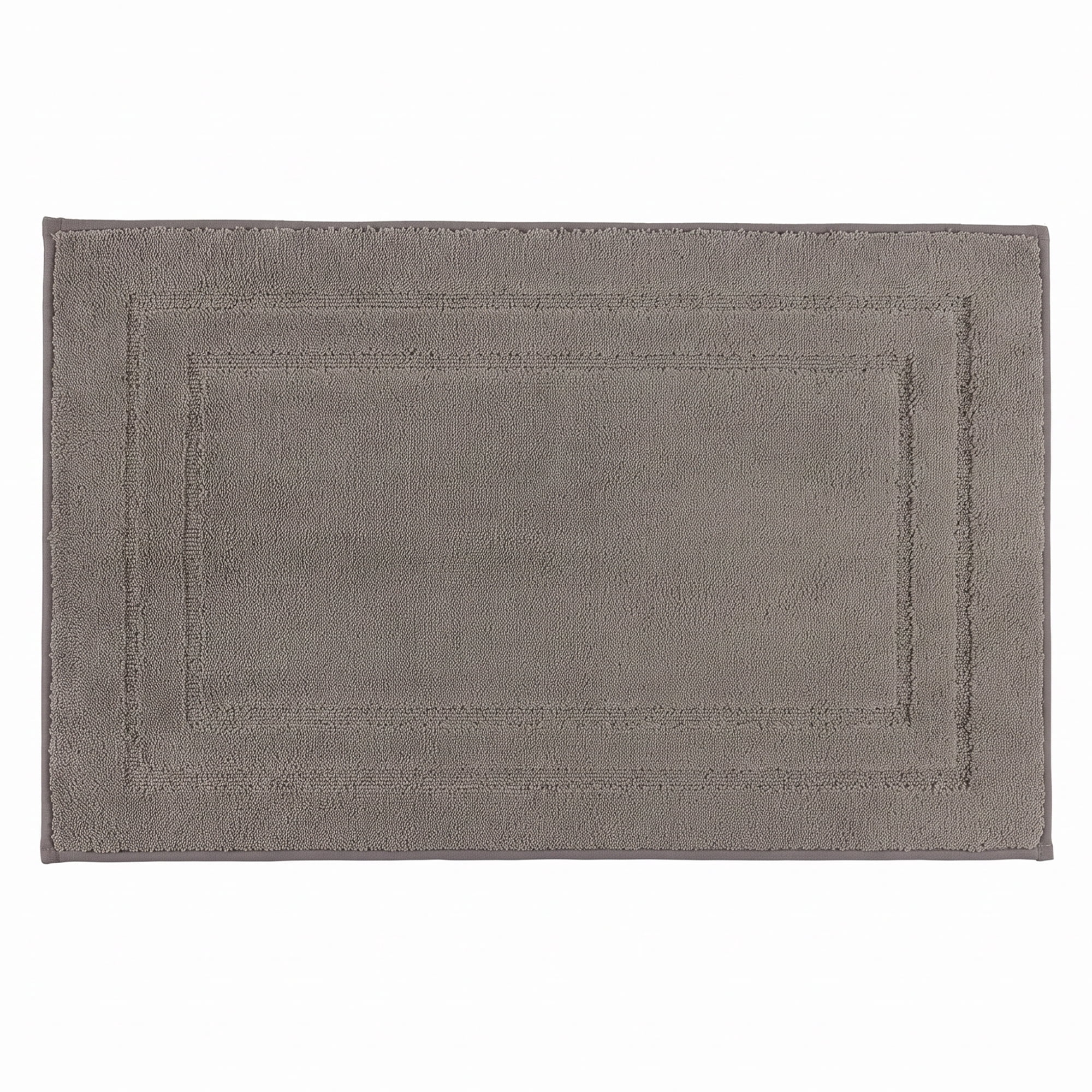 Unique Bargains Soft Non Slip Absorbent Shaggy Microfiber Bathroom Rug Khaki 24" x 16"